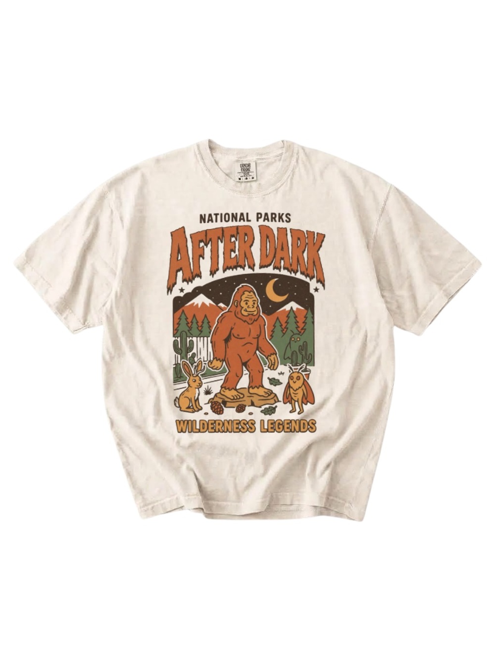Comfort colors After Dark Wilderness Legends Graphic Tee - Cream